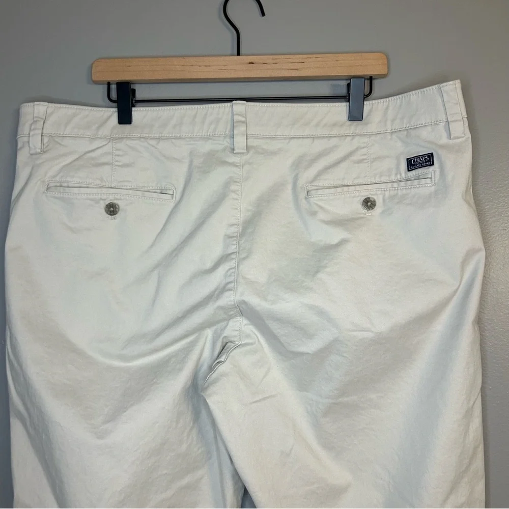 Chaps Men's Straight Fit Comfort Stretch Chinos with Flex Waistband, Size 40x30 - Picture 9 of 12